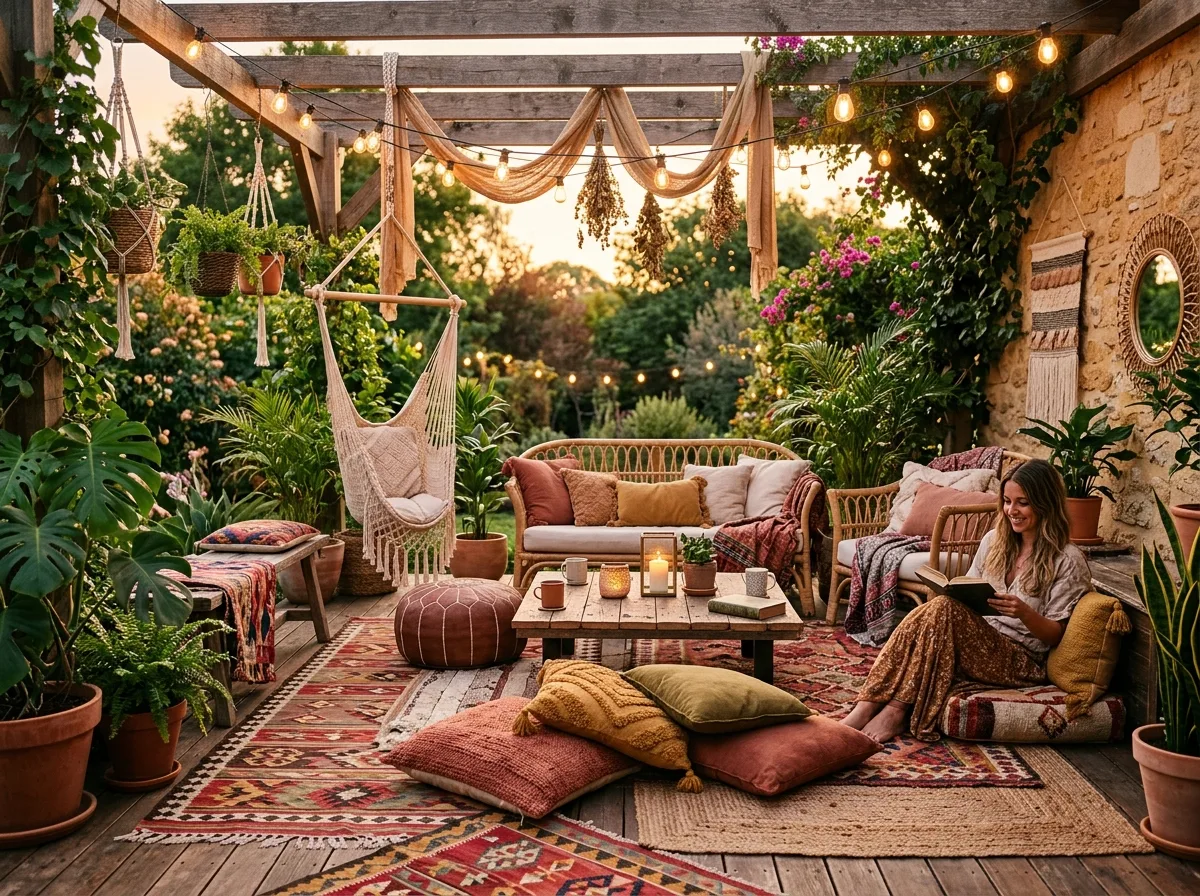 Cozy Boho Patio Setup for 10 patio set ideas for the perfect backyard oasis